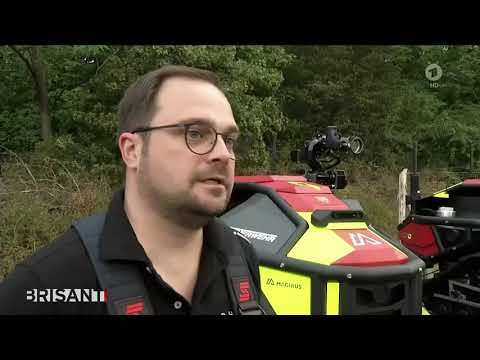 Sprengplatz Grunewald Brand Bekämpfung geht voran, Berlin 2022