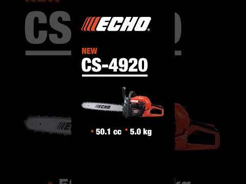 Introducing the new ECHO CS-4920 farmer chainsaw.