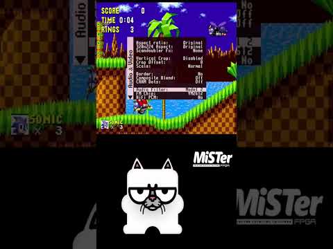 Cool things MiSTer  FPGA can do. Part 1. #misterfpga #sonic #genesis #sound #retrogaming