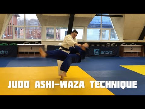 Judo Ashi-waza technique