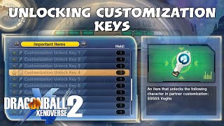 Unlocking All The Partner Customization Keys | Dragon Ball Xenoverse 2