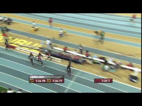 Istanbul 2012 Competition: 3000m Men Final - Bernard Lagat USA