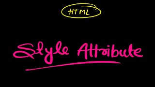 HTML style attribute | how to write inline css