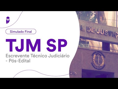 Simulado Final TJM SP – Escrevente Técnico Judiciário - Pós-Edital – Banca VUNESP - Correção