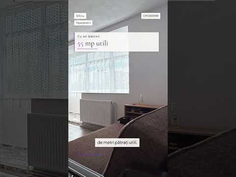 Apartament 3 camere mobilat prima inchiriere Hipodrom I-Luptei — Video