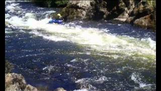preview picture of video 'argentat corrèze hydrospeed  2012'