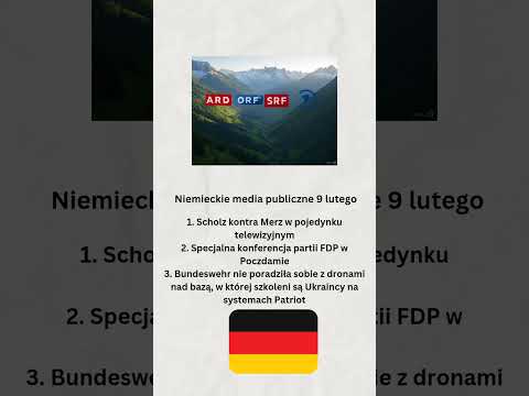Niemieckie media publiczne 9 lutego