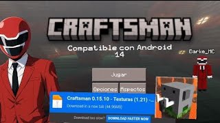 CRAFTSMAN ANTIGUO con TEXTURA de la 1.21.70 LINK MEDIAFIRE