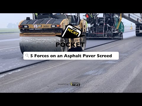 Forces on an Asphalt Paver Screed video thumbnail