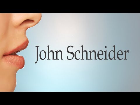 How to Pronounce John Schneider