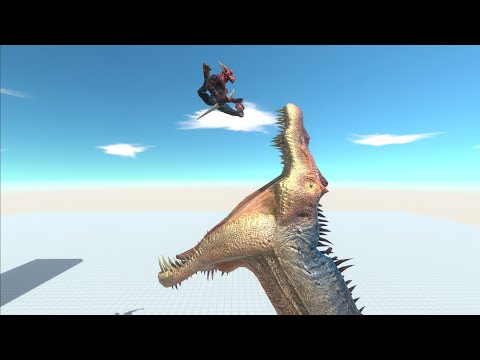 Spinosaurus feeding - Animal Revolt Battle Simulator