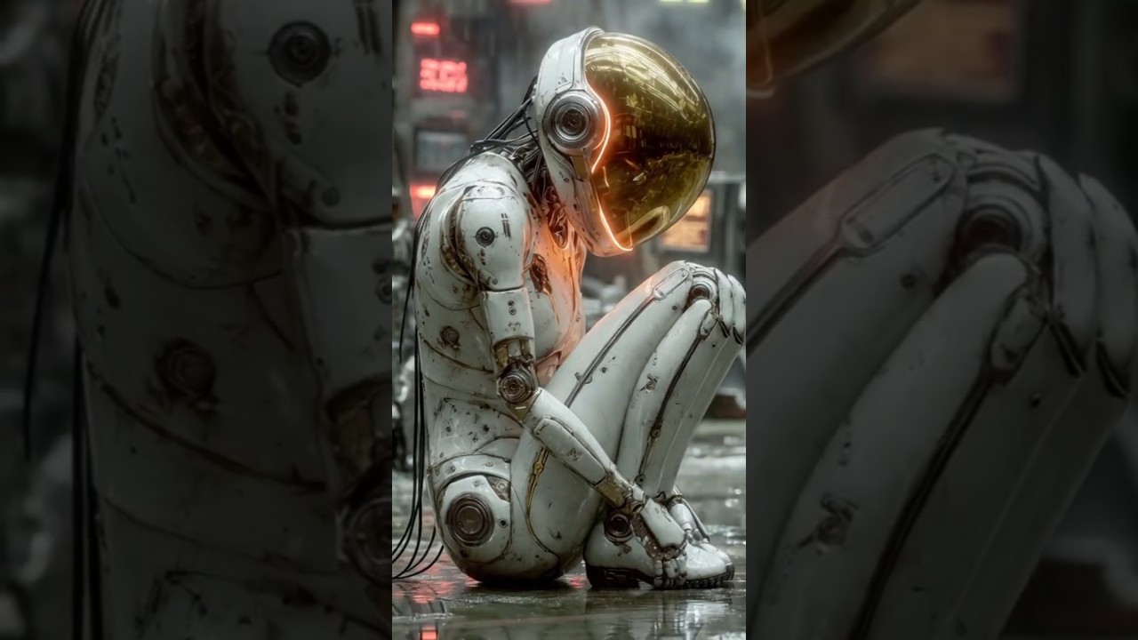 Cyborgscape — Retrofuturism | #SciFi #ArtificialIntelligence #ai  #shorts