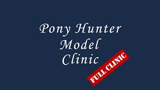 Pony Hunter Model Clinic - Full Clinic