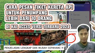 Download lagu CARA PESAN TIKET KERETA API LEBIH DARI 10 ORANG DI KAI ACCES VERSI TERBARU 2024 mp3
