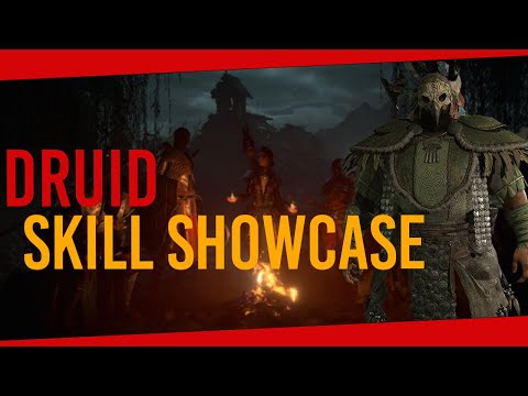 ALL Druid Skills Showcase 4K | Diablo IV