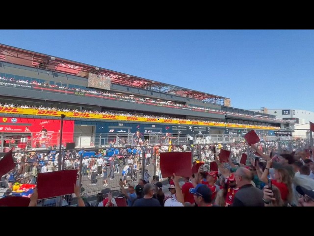 Brutal troleo a Pedro Sánchez durante el Gran Premio Madring F1 de España