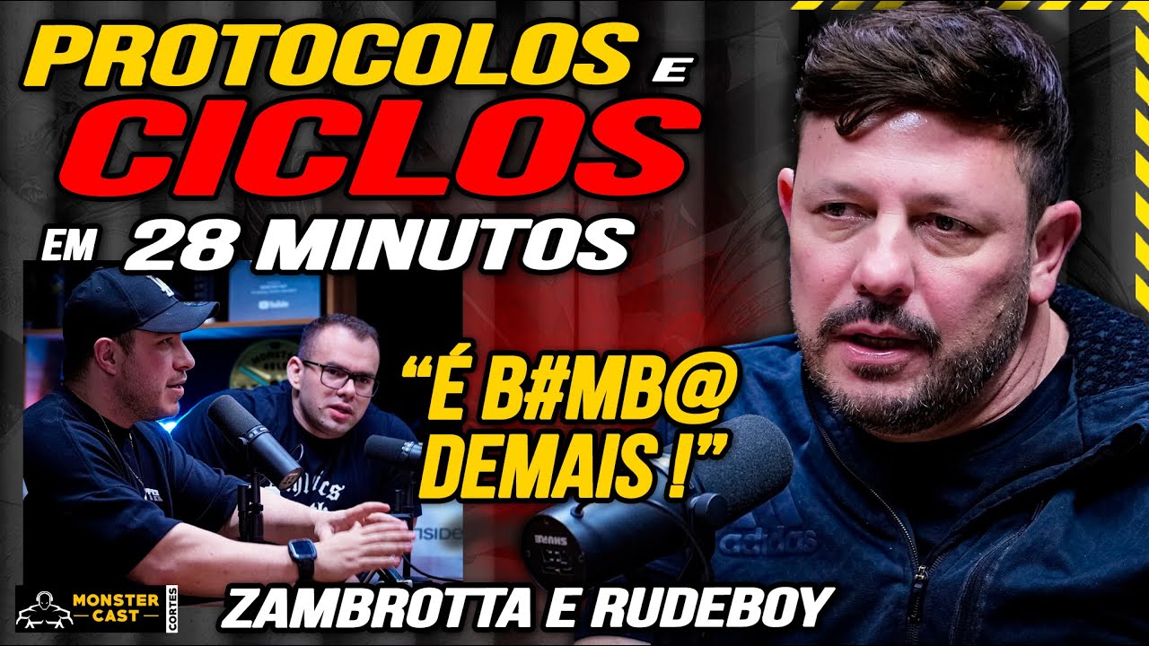 28min de PROTOCOLOS, CICLOS e MANIPULADOS com ZAMBROTTA e RUDEBOY !