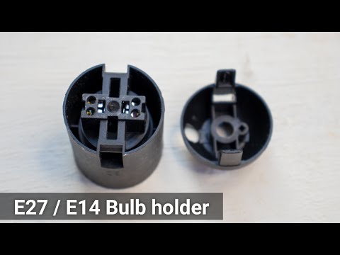 Part of a video titled How to Wire a Bulb Holder - YouTube