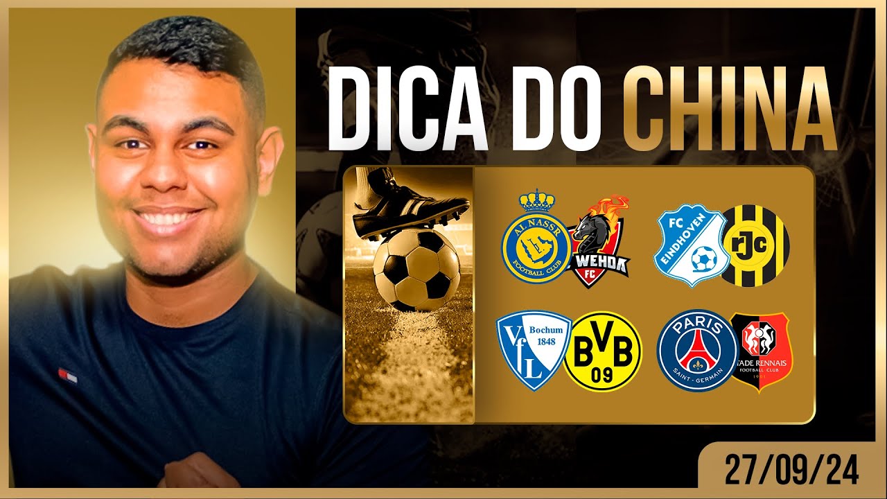 PALPITES PARA APOSTAR DIA 27/09/24 + BILHETE PRONTO