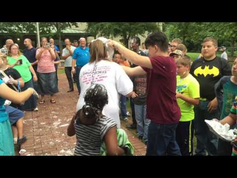 Boys Win! Flying Pie Festival.