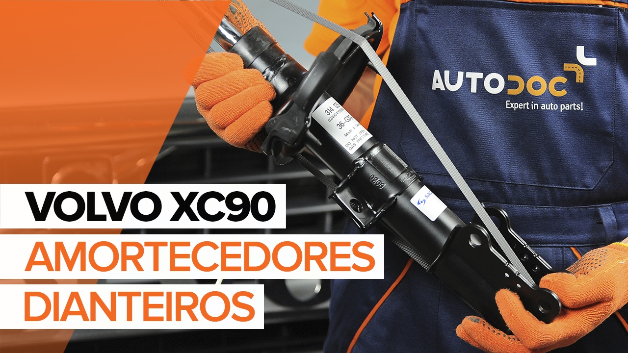 Como mudar kit de suspensão da parte dianteira em Volvo XC90 1 - guia de substituição