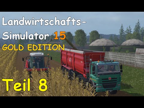 Let's Play LS15 GOLD EDITION Teil 8 - MAIS HÄCKSELN | Liongamer1