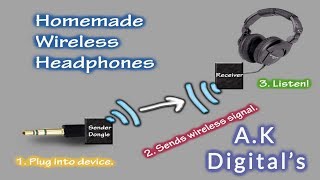 How to make Wireless earphone earbuds || Hindi / Urdu || A.K Digital's