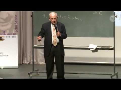 John Searle // Lecture 1: "Language and Social Ontology"