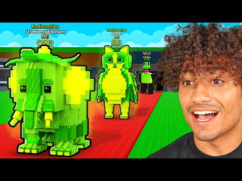 $0 To $1 TRILLION With GREEN ONLY Brainrots In Steal A Brainrot..