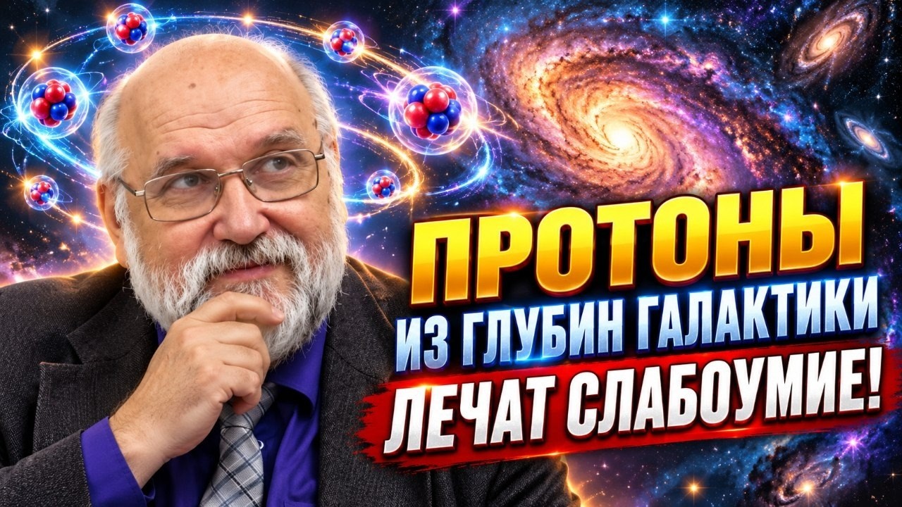 Протоны из глубин галактики лечат слабоумие!