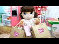 ALICE CHEGOU DO MERCADINHO COM AS COMPRAS PRA MAMÃE