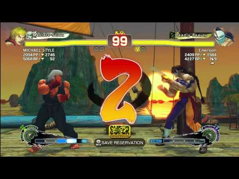 SSF4 AE [ken] MICHAEL STYLE vs Emersion [Claw]