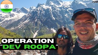 INSANE trek to DEV ROOPA - Part 1: Dropped my cam in the river - India Motorcycle Vlog EP19