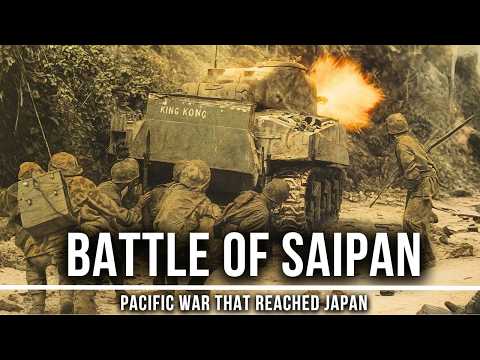 Fall Asleep To | The ENTIRE Battle of Saipan | Pacific War That Reached Japan | WW2 War Documentary