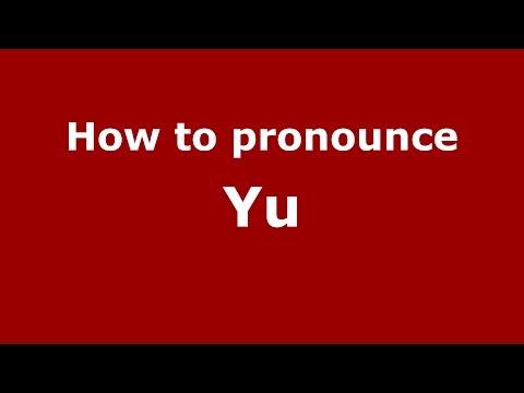 How to pronounce Yu (Spanish/Argentina) - PronounceNames.com