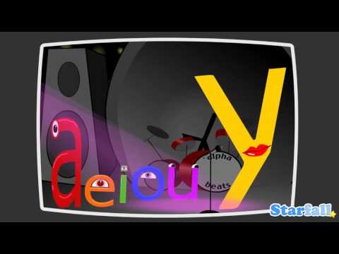 Y Can Be a Vowel — a Starfall™ Movie from Starfall.com