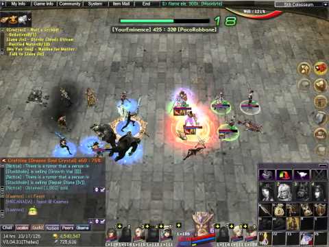 Atlantica Online Colosseum League Battle #65 YourEminence Vs PacoRabbane