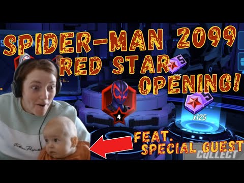 Special Guest Spider-Man 2099 Red Star Opening!! Marvel Strike Force - MSF