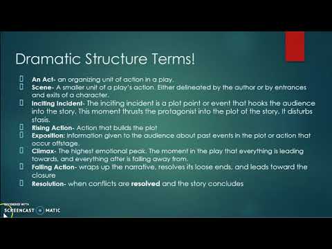 Intro to Theatre: Dramatic Structure