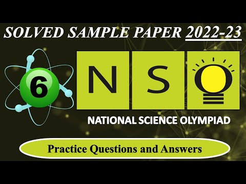 CLASS 6 | NSO 2022-23 | National Science Olympiad Exam | Solved Sample ...