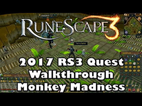 RS3 Quest Guide - Monkey Madness - 2017 ( Up to Date!)