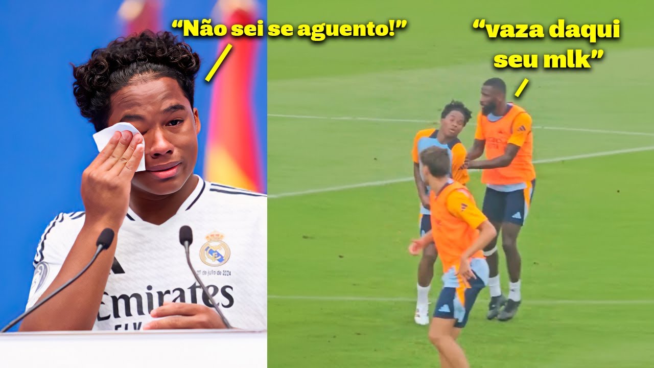 🚨 EITA, OLHA O QUE ACONTECEU NO PRIMEIRO TREINO DO ENDRICK PELO REAL MADRID