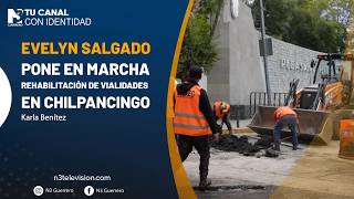 Evelyn Salgado pone en marcha rehabilitación de vialidades en Chilpancingo
