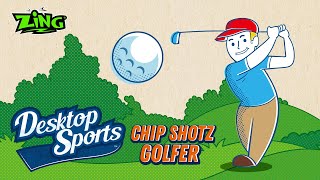 Desktop Sports Chip Shotz Golfer | Zing