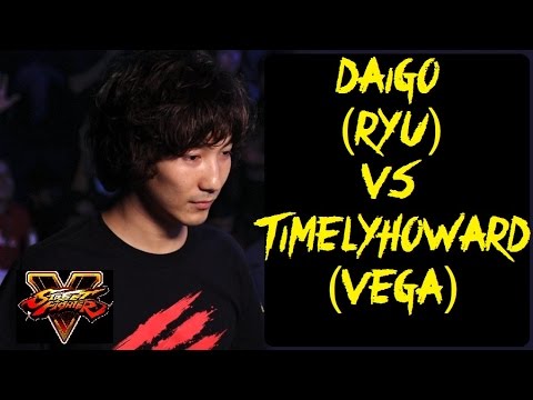 Street Fighter V DAIGO UMEHARA (RYU) VS TimelyHoward (VEGA) RANKED MATCH - VER 1.01 HD