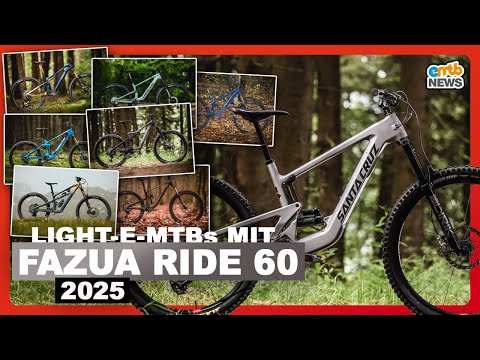 🚀 E-Fullys mit FAZUA Ride 60 in der Übersicht – 13 coole Light-Support-E-Bikes für 2025