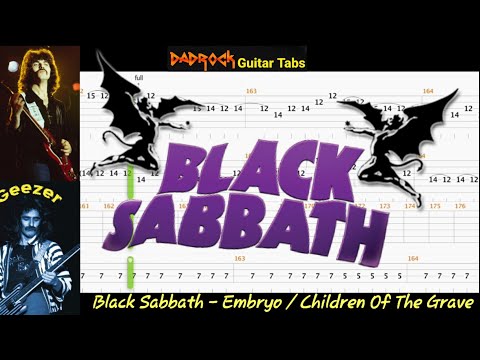 Embryo - Children Of The Grave - Black Sabbath - Guitar + Bass TABS Lesson