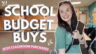 Spending my school budget | What I’m buying for my classroom this year! | Classroom setup 2025