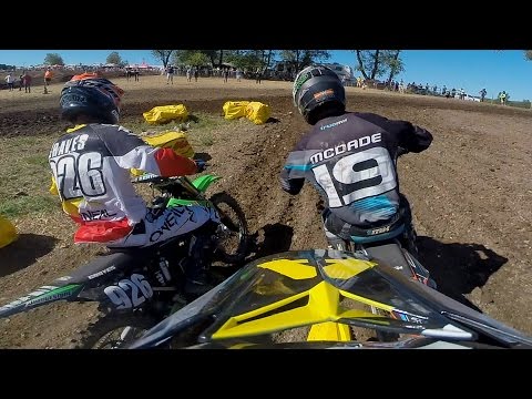 HELMET CAM: Jesse Pierce - 125 Pro / Moto 2 - U.S. 2 Stroke Shootout