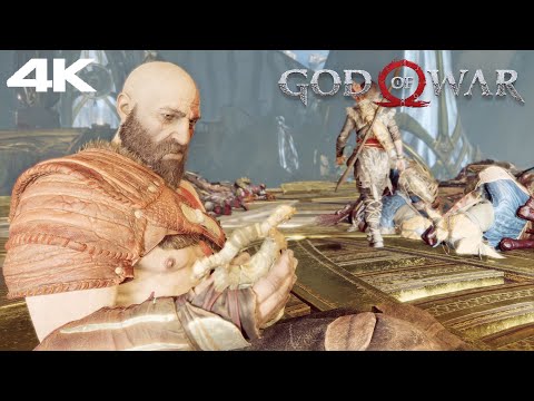 God of War (2018) PS5 - Atreus Pulls Kratos Out Of The Light 4K
